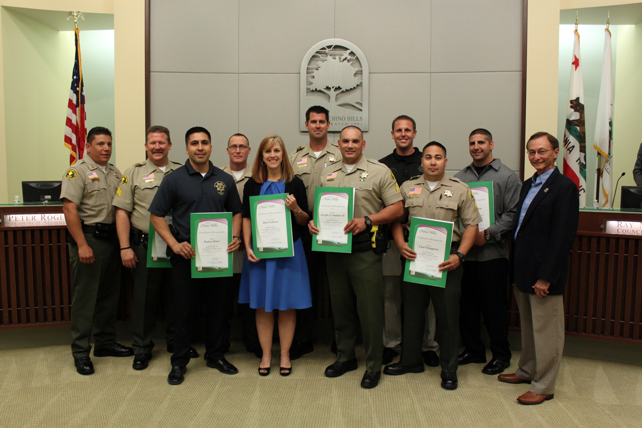 Sheriff Department's Robert Presley ICI, Investigative Excellence Award Honorees